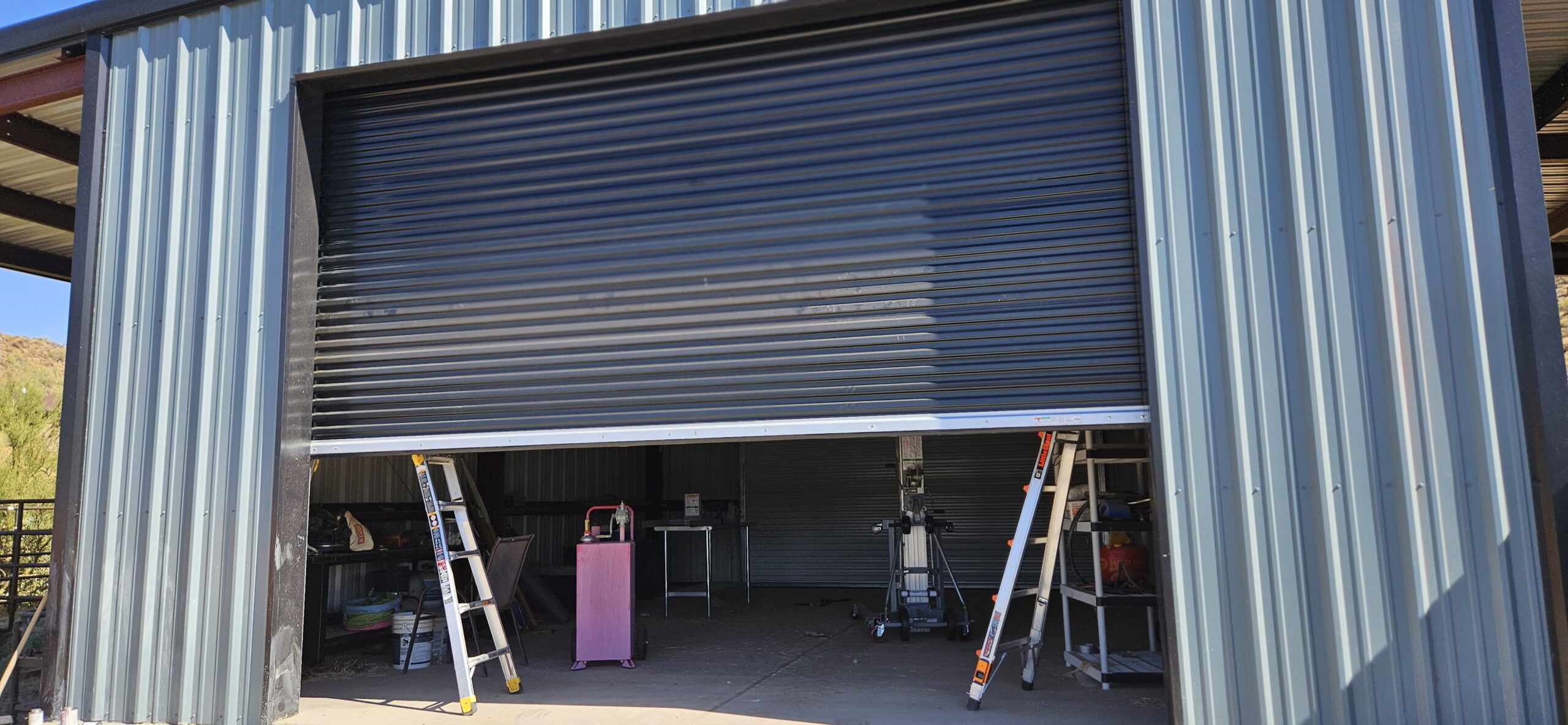 Commercial garage door repair work in Glendale Arizona