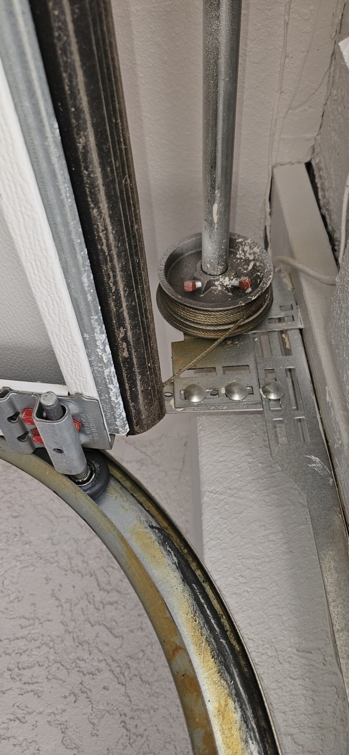 Garage door roller repair project in Quinta Verde Phoenix Arizona