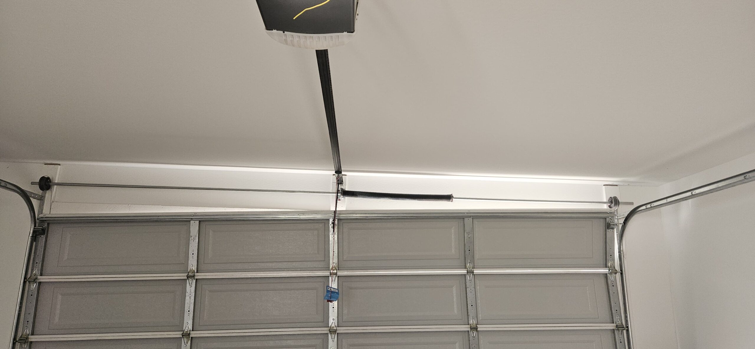 Off-track garage door repair project on 181st Ave in Waddell Arizona
